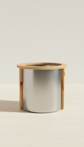 Stainless Steel Cold Plunge with Birchwood Trim